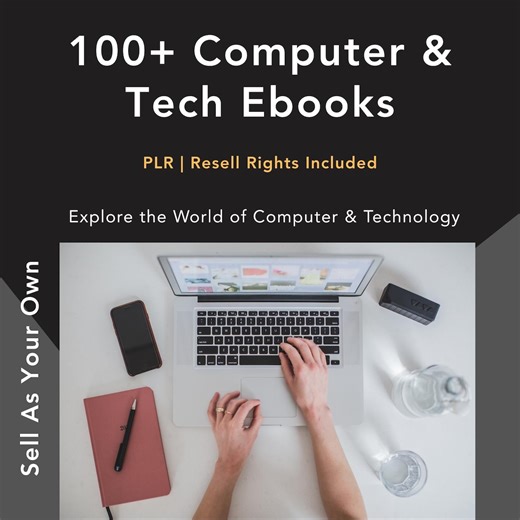 100  Computer & Tech Ebooks Bundle | Coding, Cyber Security, Technology, Web Development and More L Digital Download | PLR Resell Rights - Etsy