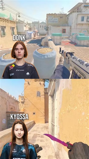 DONK VS KYOSSA 👀🔥 #cs #cs2 #csclips #donk #faceit