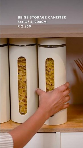 Messy kitchen, meet your match | ft. Nestasia Kitchen Jars & Canisters