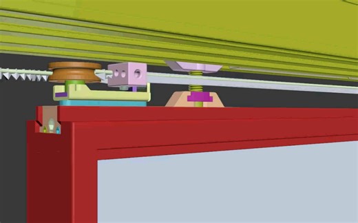 吊轨三联移门动安装教程