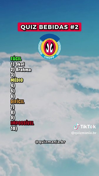 Quiz Logos de bebidas! #quiz #escolha #adivinha #quizdelogos