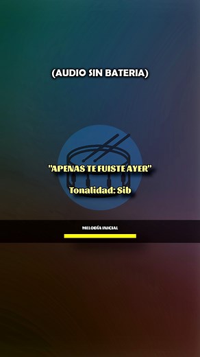 "Apenas te fuiste ayer" Pista sin Bateria #LosTigresDelNorte #ApenasTeFuisteAyer #bateria | Tu Practicador Musical