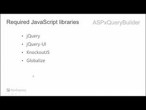 DevExpress Webinars - Give AdHoc Query Powers to Your ASP.NET Grid Users