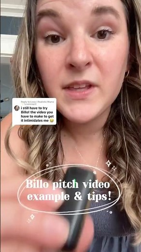 Billo pitch example #ugccreator #ugc #billo #sahmincome #ugccreatortips #ugccommunity #ugccreators