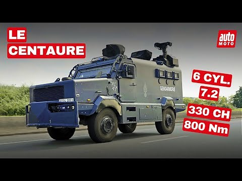 We board the Centaure, the Gendarmerie's latest armored vehicle.