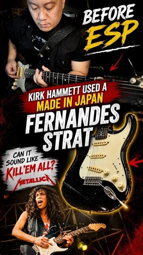 Before ESP... Kirk Played THIS Fernandes Guitar 🤯