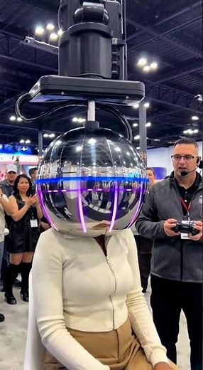 Dubai’s Newest AI Salon Robot Will Shock You AI Instant Curl Machine 4.0 💇‍♀️ Dubais Future Is Here