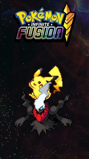 Darkrai x Pikachu Pokemon Fusion #Shorts