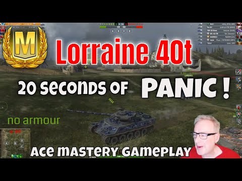 Lorraine 40t Ace Mastery | Tier 8 Autoloader Gameplay Wot Blitz
