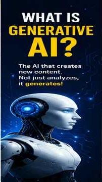What is Generative AI ? #ai #genai #techshorts