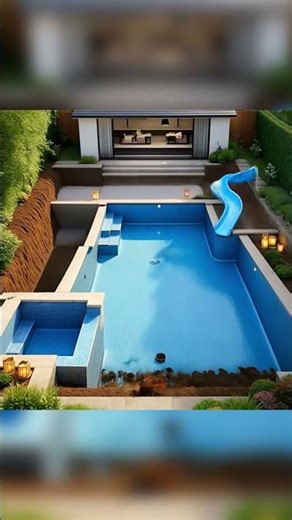 From Empty Backyard to Luxury Swimming Pool 😱💎