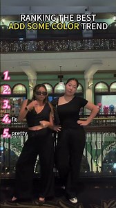 Ranking The Best Add Some Color Trend ✨#tiktoktrend #fypシ゚viral #ranking #usa #addsomecolor