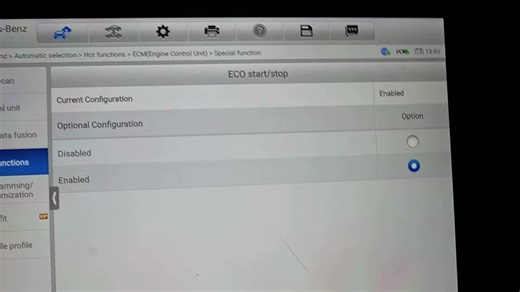 Disabling Auto Start/Stop on a Mercedes #automotive #car #programming