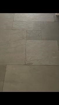 Versailles pattern slate tiles install
