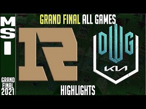 RNG vs DK Final Highlights ALL GAMES | MSI 2021 Grand Final - Royal Never Give Up vs Damwon KIA