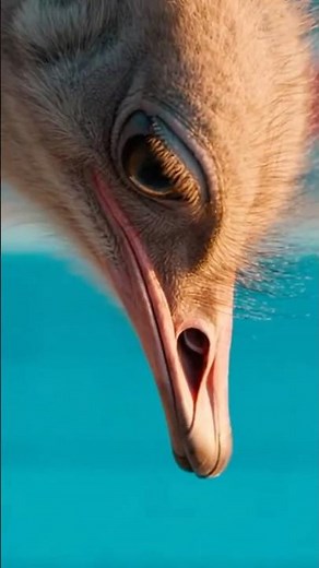 10/10 Perfect Form! 🥇 Ostrich High Dive