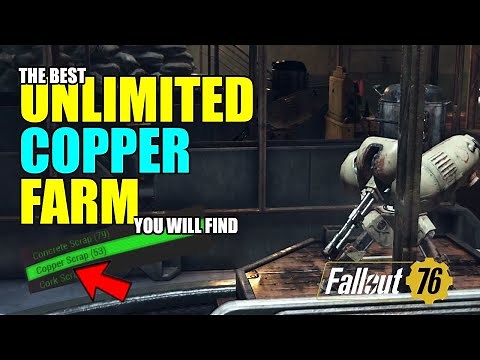 FALLOUT 76 - THE BEST UNLIMITED COPPER FARMING LOCATION IN 2023