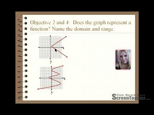 Function or NOT and Find the Domain and Range Examples