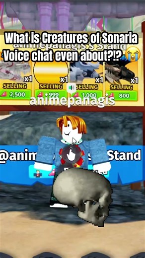 CREATURES OF SONARIA VOICE CHAT 😭😭😭 #roblox #creaturesofsonariaroblox #voicechat