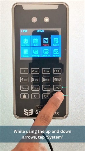 How to Change the Face Identification Distance in Biometric Attendance Machine | SalaryBox Tutorial