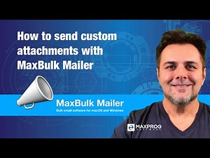 How to send custom attachments with MaxBulk Mailer