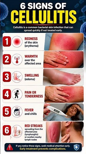 Cellulitis - Signs and symptoms