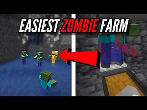 Easiest Zombie Spawner XP Farm in Minecraft 1.21.8 | Java & Bedrock Edition