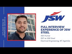 JSW Steel On Campus Interview Experience | How to Crack JSW steel | GET | NIT Agartala