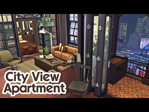 City Apartment With a Balcony | The Sims 4 Speed Build