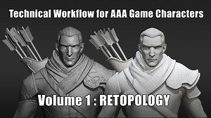 Sandifer Art - Technical Workflow for AAA Game Characters - Vol 1 : Retopology