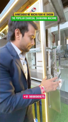 Best Charcoal shawarma machine | Food Business | New Business Idea 2025