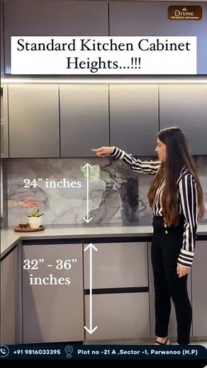 Standard Kitchen Cabinet Height🧑‍🍳