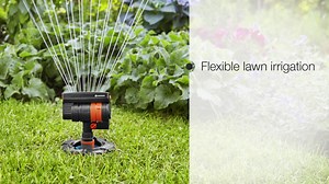 GARDENA Pipeline Oscillating Sprinkler: Flexible Lawn Irrigation & Easy Setup
