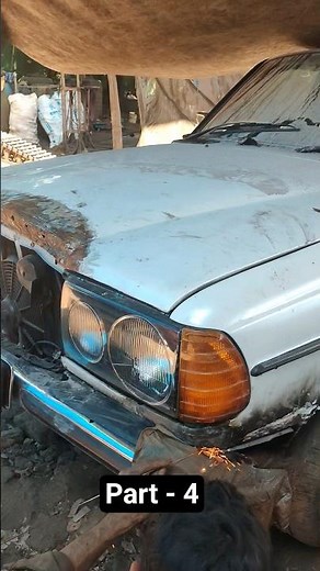 Mercedes Benz W123 🥵 Full Restoration 👍 #shorts #restoration #w123