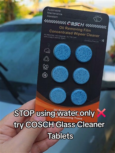 Transform Your Windshield Cleaning with COSCH Tablets