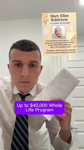 🚨SENIORS: LIMITED RED CROSS MONTH OFFER🥳 Are you worried about leaving your family with an expensive funeral bill? We have a great affordable solution for you! Introducing our Whole Life Insurance Program, a special plan that pays for all funeral and other costs up to $40,000. And guess what? 1️⃣ It’s Affordable for Anyone on a Fixed Income 2️⃣ There is NO 2 Year Waiting Period 3️⃣ Accepts all Medical Conditions Here’s how to get started: ✅ Click “LEARN MORE” to find out if you qualify ✅ Answe