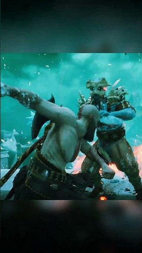 Atreus Trying To Calm Down Garm God Of War Ragnarok #gaming #godofwar