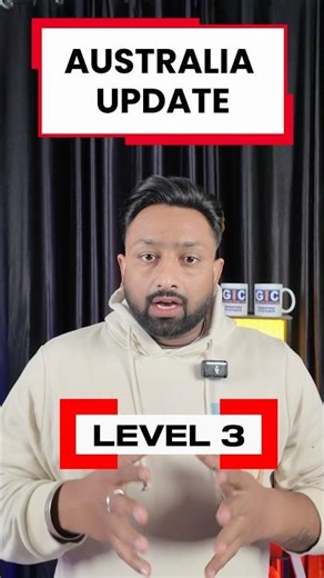 Australia Update ⚠️ Level 3 Explained | Study & Visa Alert 🇦🇺