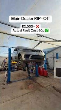 Land Rover rip-off charging exorbitantly for a straight forward job. #landrover #rangerover