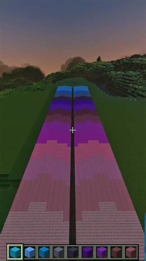 Minecraft blue-purple-pink gradient #Minecraft #minecraftbuilds #gradient #viral #minecraftvideo