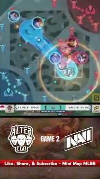 [Mini Map] AE vs NAVI - Game 2 - Play-ins - MPL ID S16 Playoffs