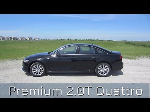 2018 Audi A6 Premium 2.0T Quattro // review, walk around, and test drive // 100 rental cars