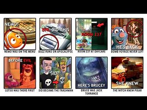 Every Dark PIXAR Movie Easter Egg Explained in 9 Minutes