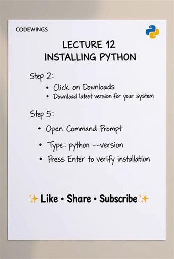 L-12| PYTHON | INSTALLATION | VS CODE | IDLE |