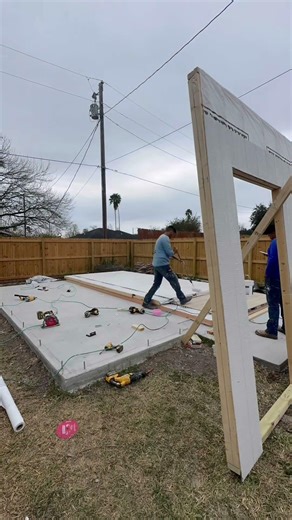 Building an 18x22 Shed part 1 #storageshed #construction #diyproject #homedepot #rgv956 #carpentry