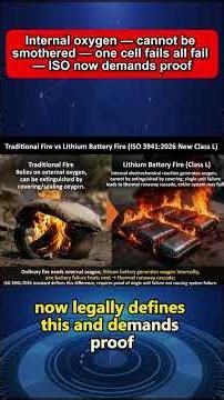 Class L Fire: The New Battery Fire Category That Just Rewrote Global Safety Standards 🔥🔋