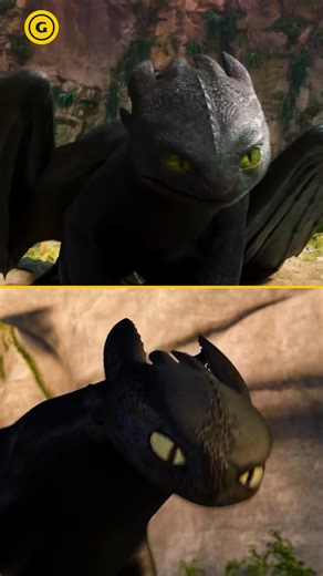#HowToTrainYourDragon Live-Action vs Animated 💚 👁️ | GameSpot