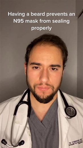 Proper N95 Mask Seal: Shave Your Beard for Safety