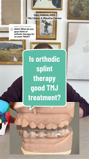 Orthodic Splint Therapy for Effective TMJ Relief
