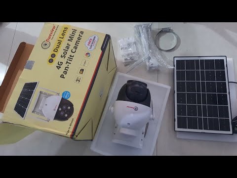 Dual Lens4G Solar MiniPan-Tilt Camera #unboxingvideo #open #box #delivery #flipkart